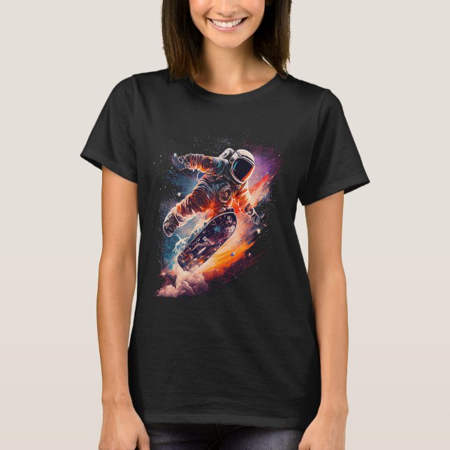 T-shirt Spacesurfer spatial astronaute spatiale astronaute (Devant)