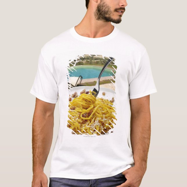 T-shirt Spaghetti Carbonara (Devant)