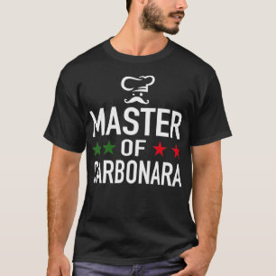 T-shirt Spaghetti Carbonara Executive Chef Master Of Carbo