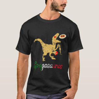 T-shirt Spaghetti Dinosaures Italien Drôle Pasta Dino Nood