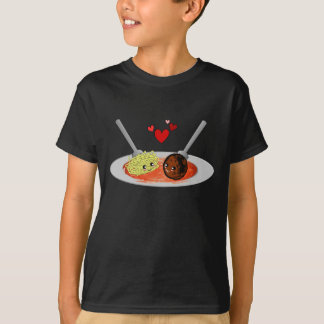 T-shirt Spaghetti et boulette de viande