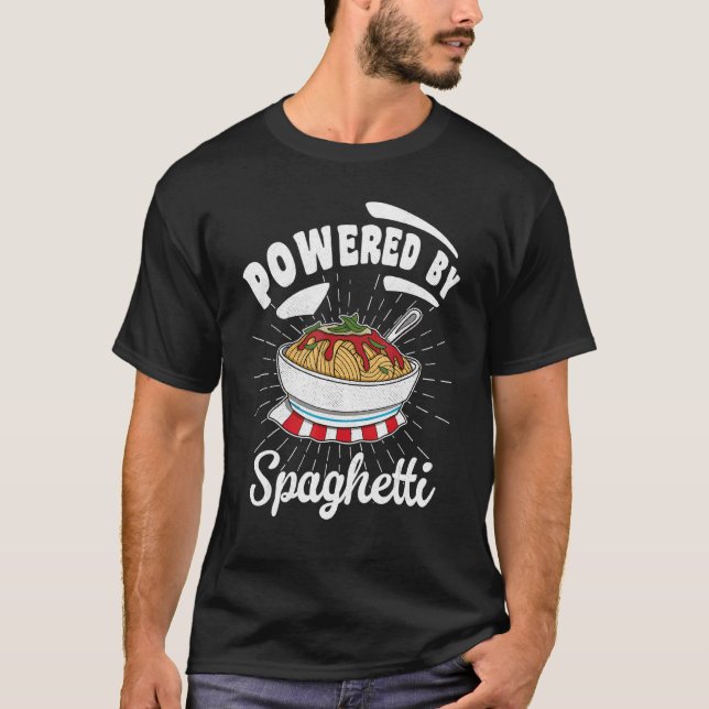 T-shirt Spaghetti Italien Italie Cuisine Nourriture Nouill (Devant)