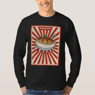 T-shirt Spaghetti Italien Italie Cuisine Nourriture Nouill