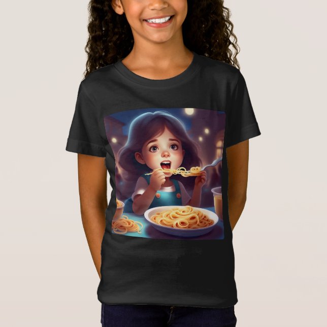 T-Shirt Spaghetti mangeur de filles (Devant)