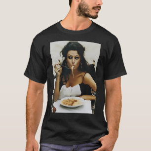 T-shirt Spaghetti - Sophia Loren