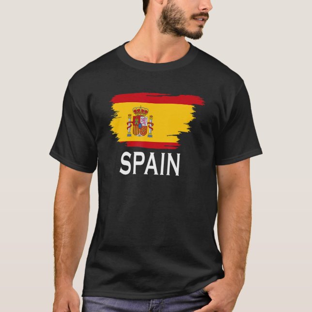 T-shirt Spain Country Spanish Flag for Men Women Kids Spai (Devant)