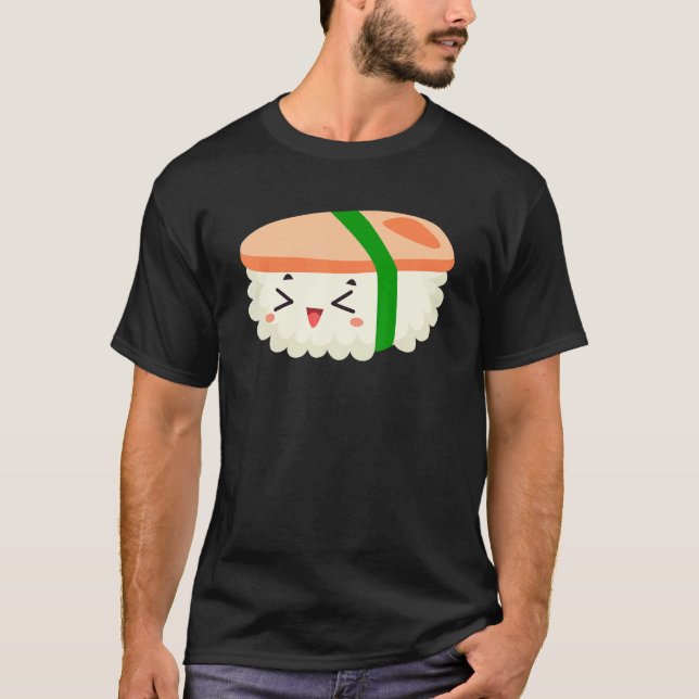T-shirt Spam Musubi Food Instruction Diagram Japanese Hawa (Devant)