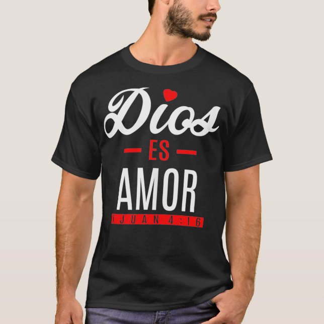 T-shirt Spanish Christian camisas cristianas en espanol 1  (Devant)