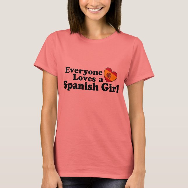 T-shirt Spanish Girl (Devant)