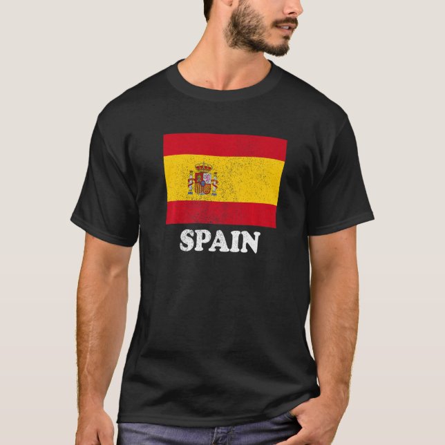 T-shirt Spanish Spain Flag Pride Spanish Flag   (Devant)