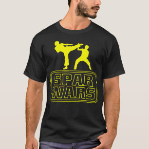 T-shirt Spar Wars Arts Martiaux Taekwondo Cool