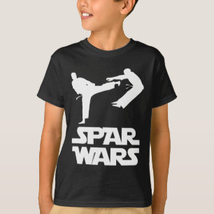 T-shirt Spar Wars Citation Drôle Taekwondo Mma Combattant