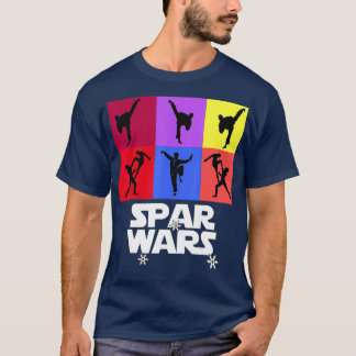 T-shirt Spar Wars Kick Boxing Taekwondo MIXED MARTIAL ART 