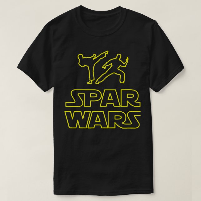 T-shirt Spar Wars Martial Arts TaeKwonDo Karate Shirt 3 (Design devant)
