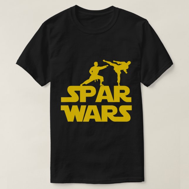 T-shirt Spar Wars pour Karate, Taekwondo, MIXED MA (Design devant)