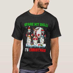 T-shirt Spare My Ball C'est Noël Costume adulte Père Noël