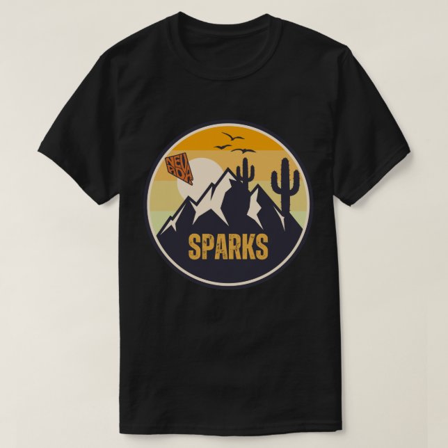 T-shirt Sparks, Nevada (Design devant)