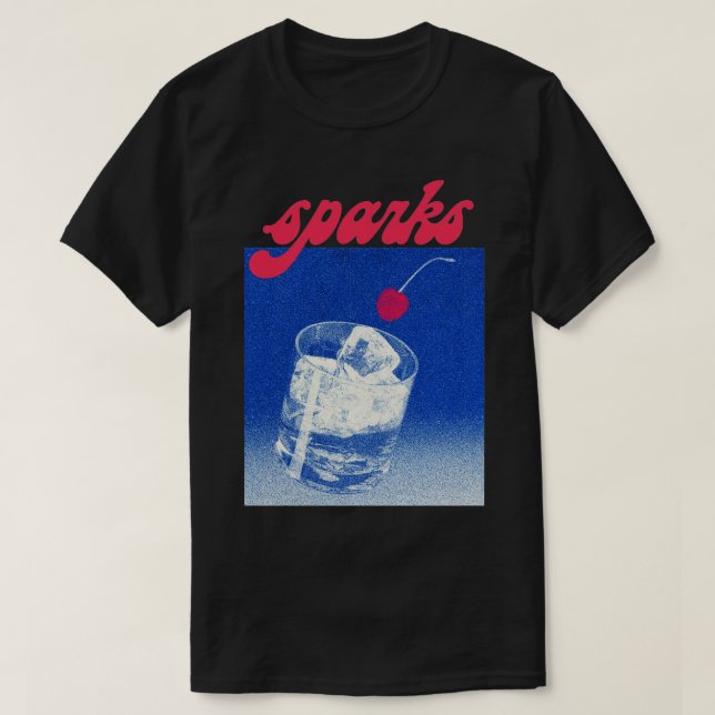 T-shirt Sparks Original Rétro Fans Art Design1 (Design devant)