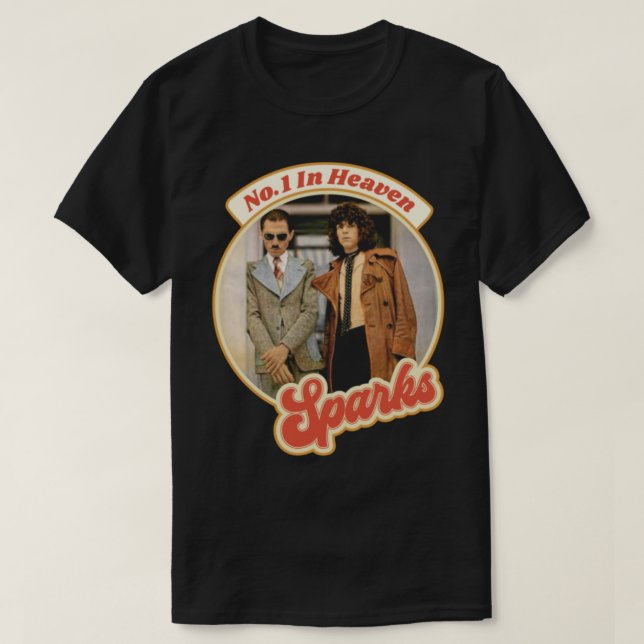 T-shirt Sparks Retro Sparks Band Heaven Hommage __ (Design devant)