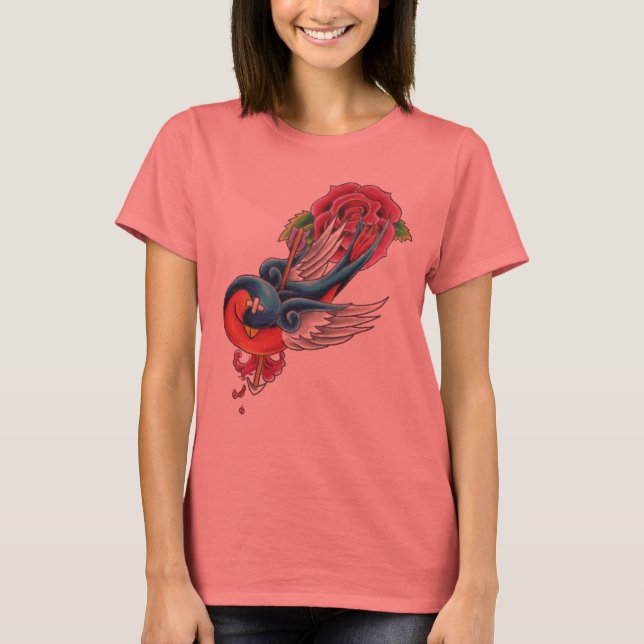 T-shirt sparrow_mort (Devant)