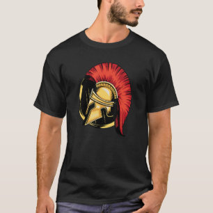 T-shirt Sparta Casque Guerrier Spartacus Spartan Molon Lab