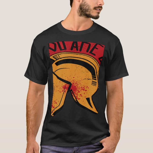 T-shirt Sparta Helmet You Are Unstoppable Fitness Motivati (Devant)