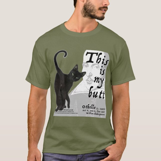 T-shirt Spartacus Shakespeare (Devant)