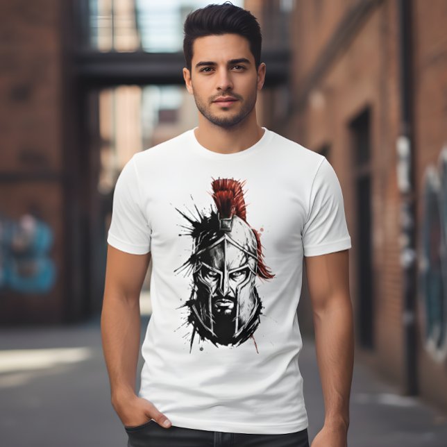T-shirt Spartan Fury: Own the Art of War (Créateur téléchargé)