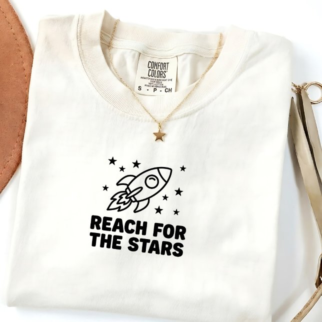 T-shirt spatial « Atteindre les étoiles » pour la  (Créateur téléchargé)