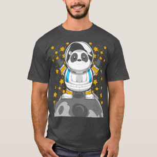 T-shirt Spatiale science mignonne panda astronaute animal