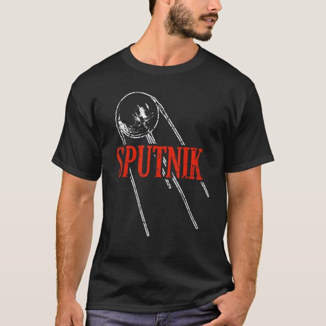 T-shirt Spatiale Spacraft Spacraft Spacraft Union soviétiq (Devant)