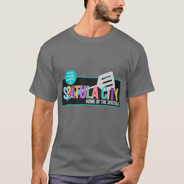 T-shirt Spatula City drôle (Devant)
