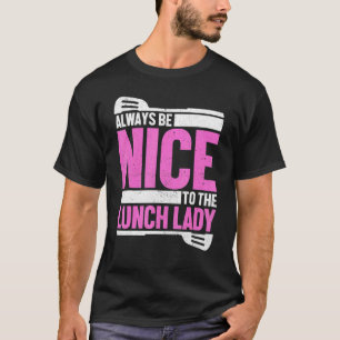 T-shirt Spatules de cuisine de cafétéria scolaire - Nourri
