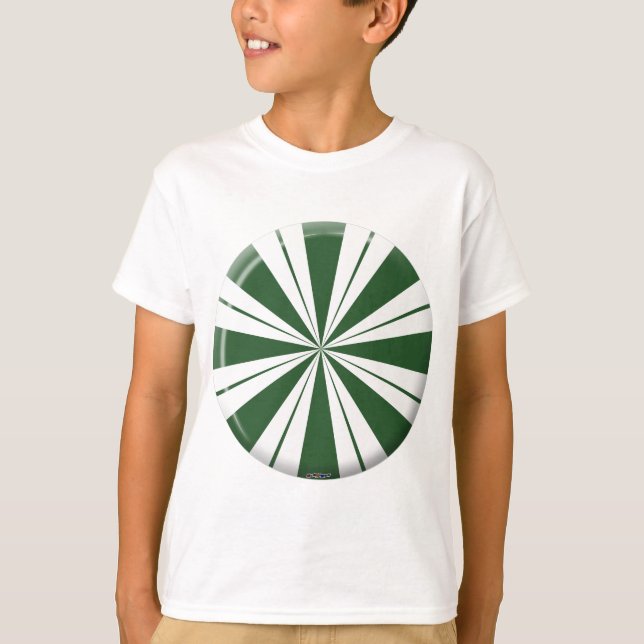 T-shirt Spearmint Stripe (Devant)