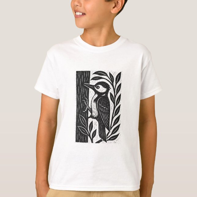 T-shirt Specht/Woodpecker (Devant)