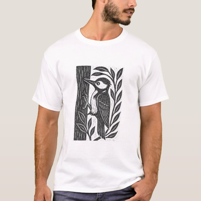 T-shirt Specht/Woodpecker (Devant)