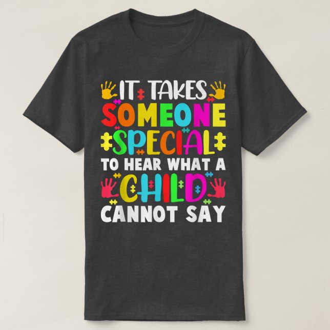 T-shirt Special Ed Paraprofessional Cute Teacher Education (Design devant)