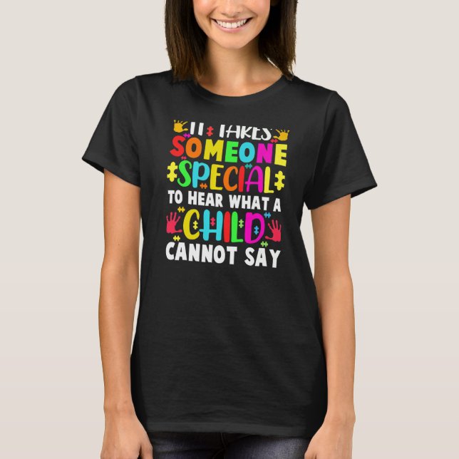 T-shirt Spécial Ed Paraprofessionnel Cute Enseignant (Devant)