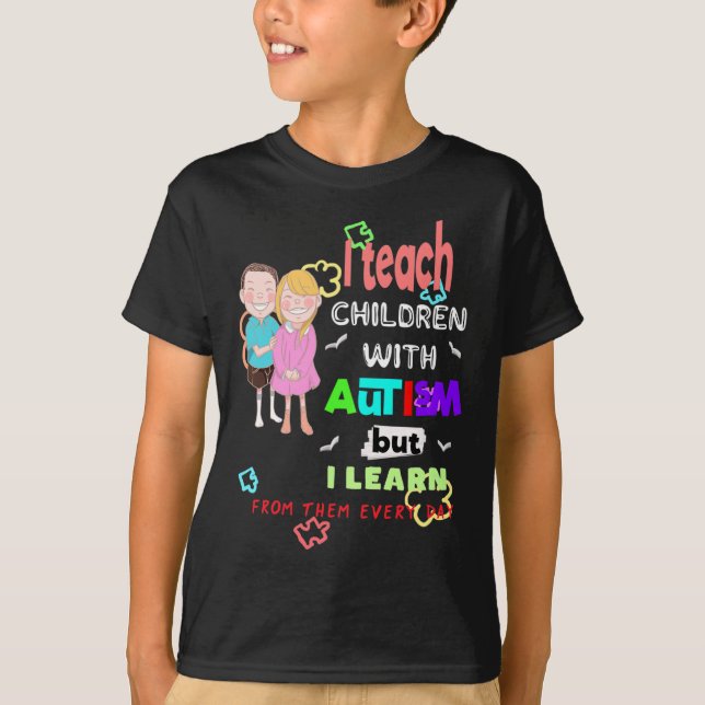 T-shirt Spécial Ed SPED Professeur Enseigner Cool Autisme  (Devant)