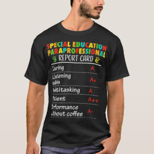 T-shirt Special Education Paraprofessional Funny Appreciat