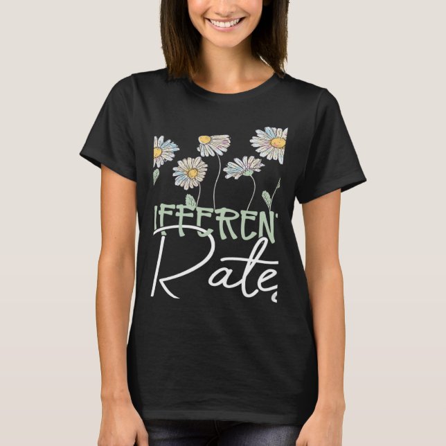 T-shirt Special Education Teacher We All Grow at Different (Devant)