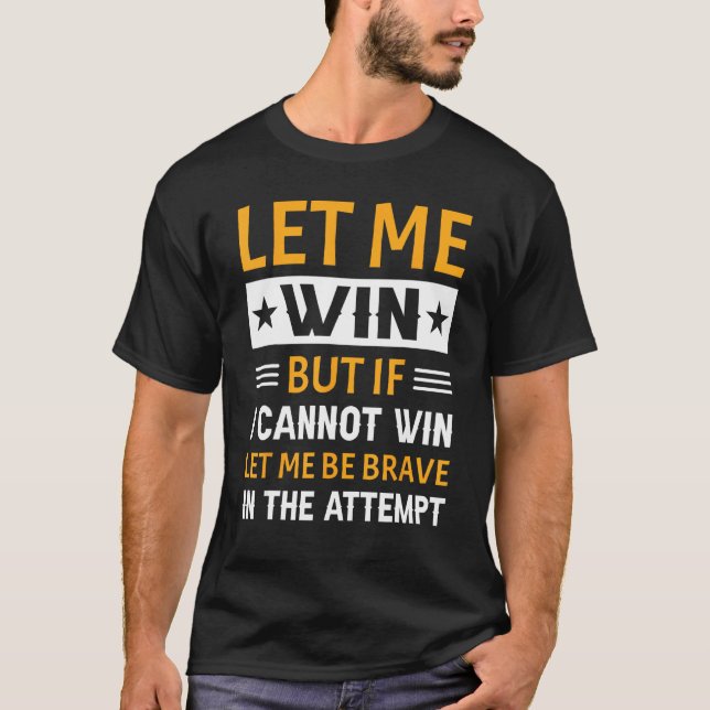 T-shirt Special Olympics Let Me Win 1 (Devant)