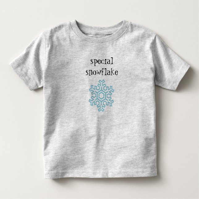 T-shirt spécial pour tout-petits Snowflake (Devant)