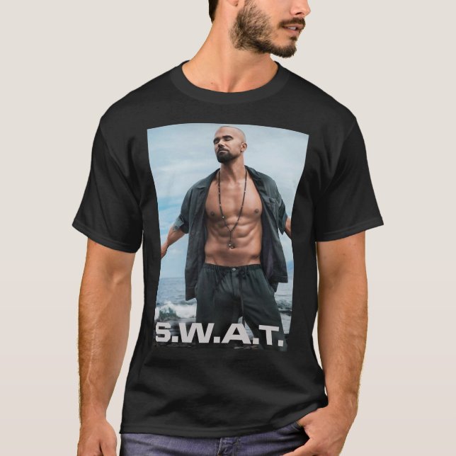 T-shirt Special Present Shemar Moore Gift Movie Fans Class (Devant)