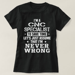 T-shirt Spécialiste CNC