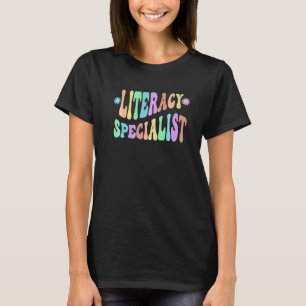 T-shirt Spécialiste de la littératie Groovy Enseignant à l