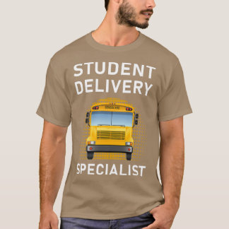 T-shirt Spécialiste de la prestation des étudiants Bus sco