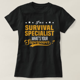 T-shirt Spécialiste de la survie