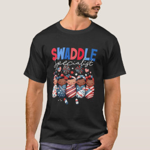 T-shirt Spécialiste d'emmaillotage infirmière USIN mère bé