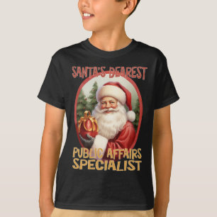 T-shirt Spécialiste des affaires publiques Christmas Holid